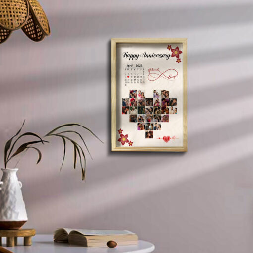 Anniversary Treasure Wooden Frame | Personalized - Image 3