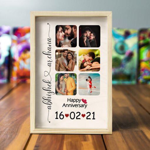 Golden Moments Display Wooden Frame | Personalized - Image 4