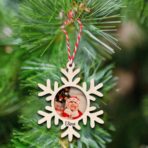 Nostalgic Cherished Photo Ornament | Customizable Gift | 4 Inch - Image 7