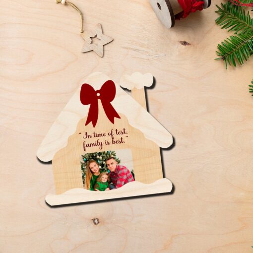 Winter Charm Wooden Fridge Magnet | Personalized | 4 Inch - Image 5