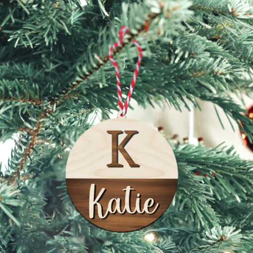 3D Name Wooden Festive Christmas Ornament | Customized &Amp; Personal | 4 Inch - Image 6