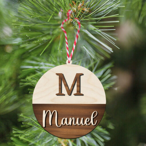 3D Name Wooden Festive Christmas Ornament | Customized &Amp; Personal | 4 Inch - Image 5